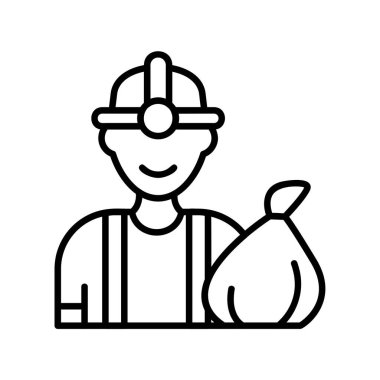 Trash Collector Creative Icons Design