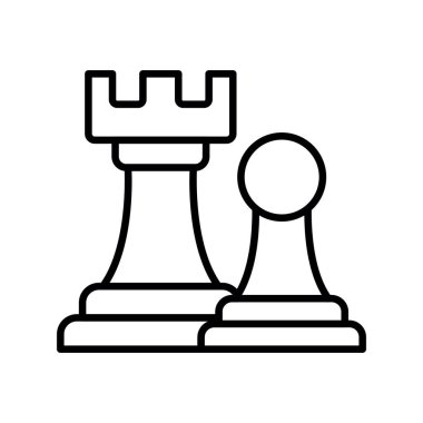 Chess Towers Creative Icons Design