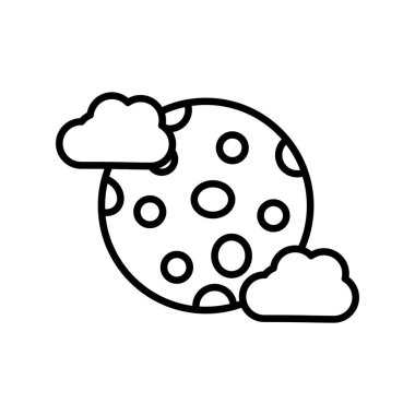 Full Moon Creative Icons Design