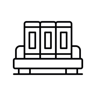 Book Shelf Creative Icons Design