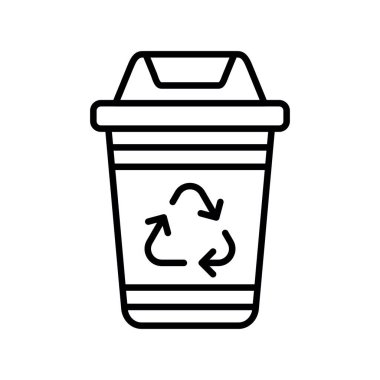 Recycling Bin Creative Icons Design
