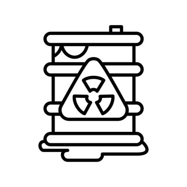 Toxic Waste Creative Icons Design