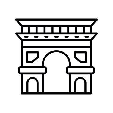 Arc De Triomphe Creative Icons Design