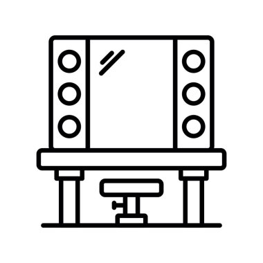 Dressing Room Creative Icons Design