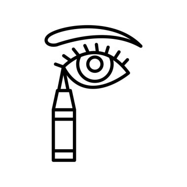 Eyeliner Creative Icons Design