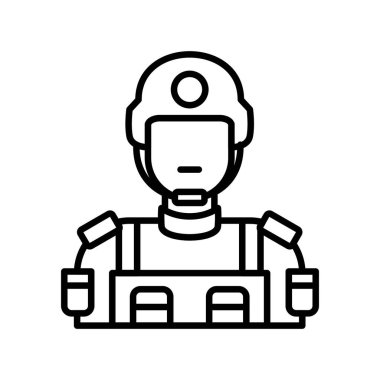 Soldier Creative Icons Design