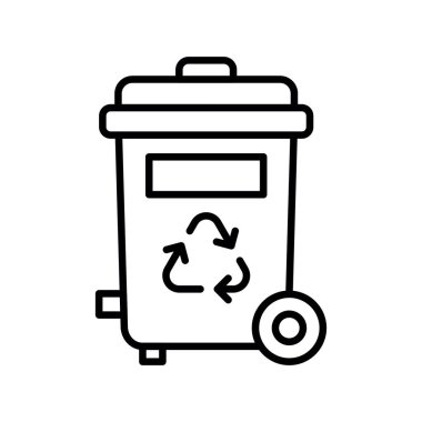 Trash Bin Creative Icons Design