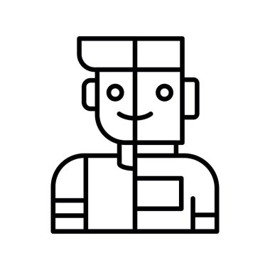 Humanoid Creative Icons Design