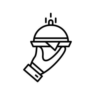 Food Tray Creative Icons Design