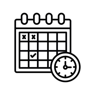 Schedule Creative Icons Design