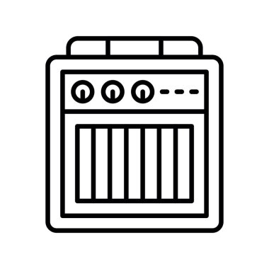 Amplifier Box Creative Icons Design