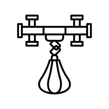 Punching Ball Creative Icon Design