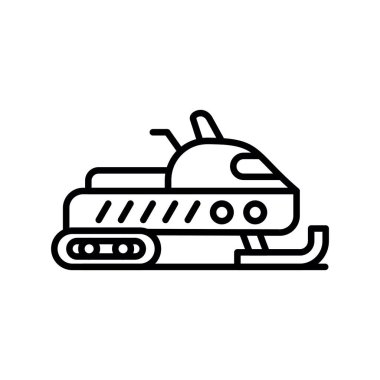Snowmobile Creative Icons Design