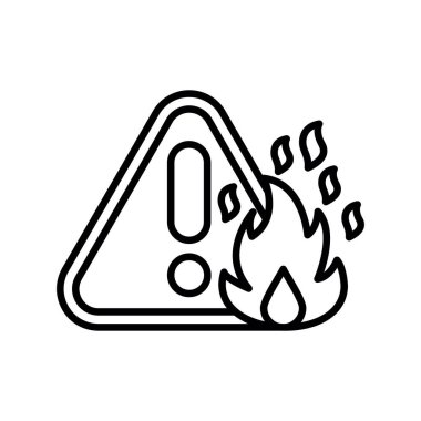 Fire Warning Creative Icons Design