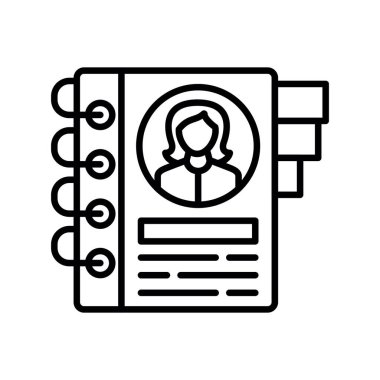 Address Book Creative Icons Design