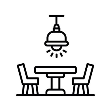 Dining Table Creative Icons Design