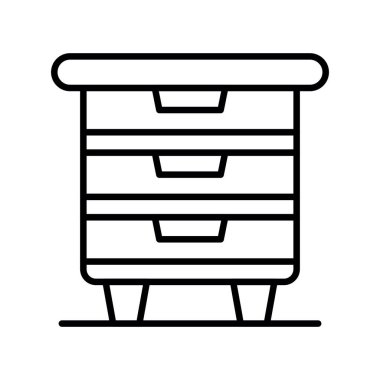 Chest Of Drawers Creative Icons Design