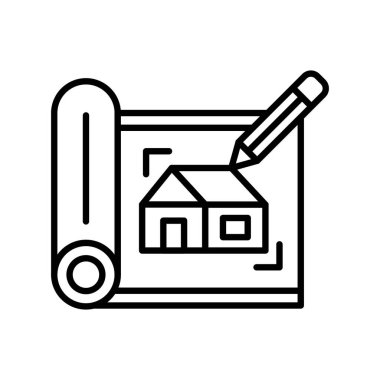 House Sketch Creative Icons Design