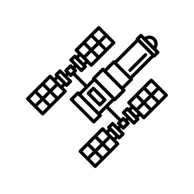 Space Station Creative Icons Design