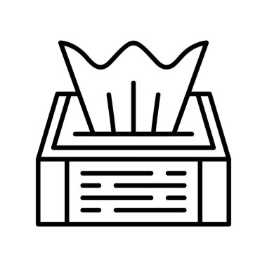 Tissue Box Creative Icons Design