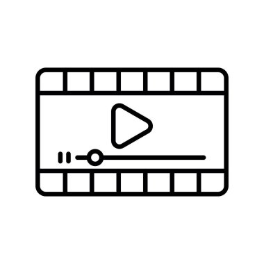 Video Player Creative Icons Design