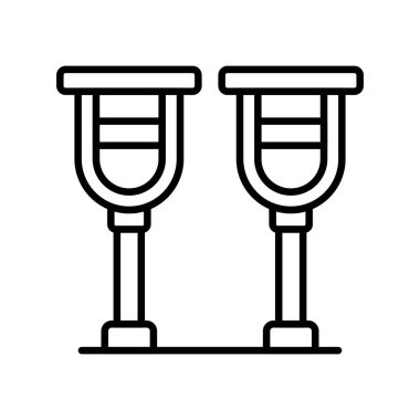 Crutches Creative Icons Design