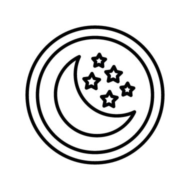 Night Creative Icons Design