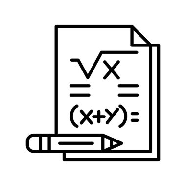 Maths Creative Icons Design
