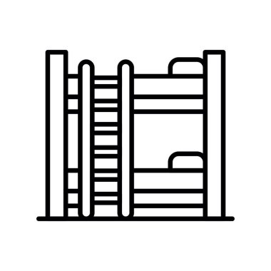 Bunk Bed Creative Icons Design