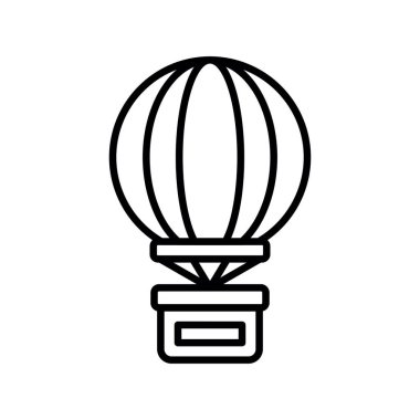 Hot Air Balloon Creative Icons Design