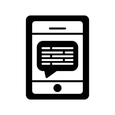 Message On Phone Creative Icons Design