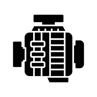 Car Engine Creative Icons Design