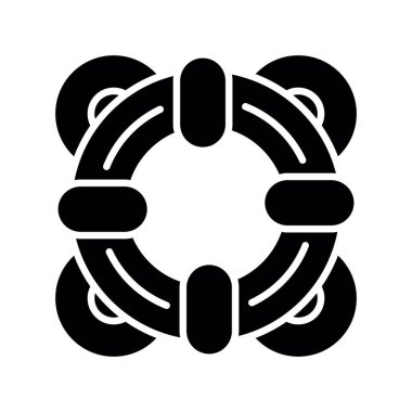 Lifebuoy Creative Icons Design