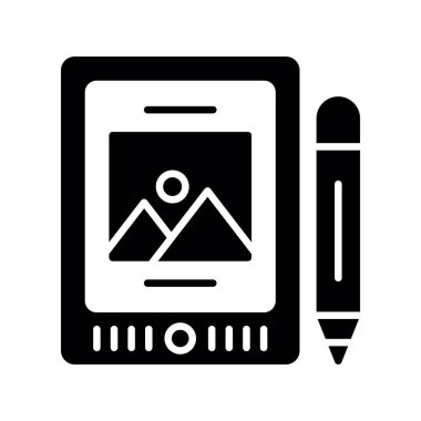 Pen Tablet Creative Icons Design