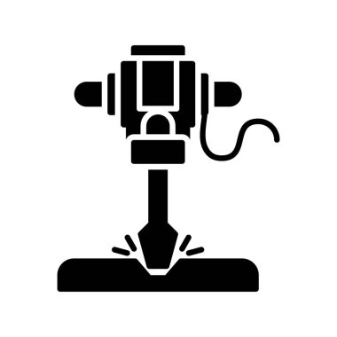 Road Drill Creative Icons Design