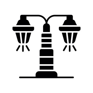 Street Lamp Creative Icons Design
