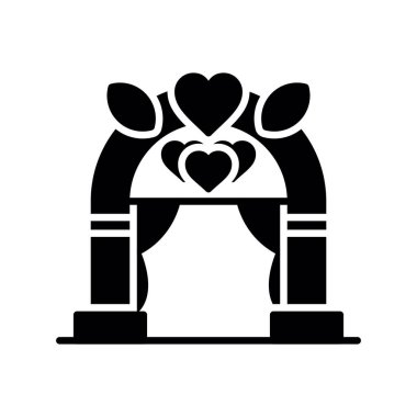 Wedding Arch Creative Icons Design