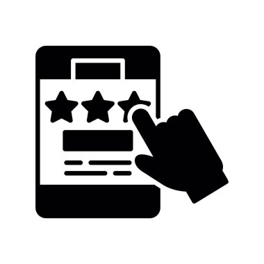 Customer Review Creative Icons Design