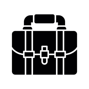 çanta simgesi vektör illüstrasyonu