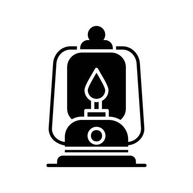Oil Lamp Creative Icons Design