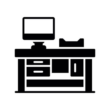 Work Table Creative Icons Design