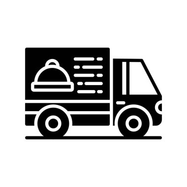 Delivery Van Creative Icons Design