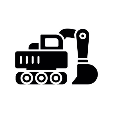 Excavator Creative Icons Design