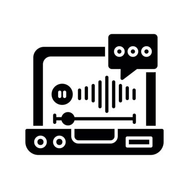 computer keyboard with technology icon vector illustration design