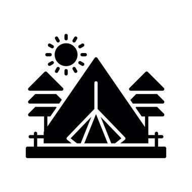 Camping Creative Icons Design