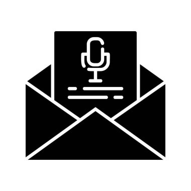 Voice Email Creative Icons Design