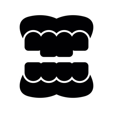 Bir pasta simgesinin vektör illüstrasyonu