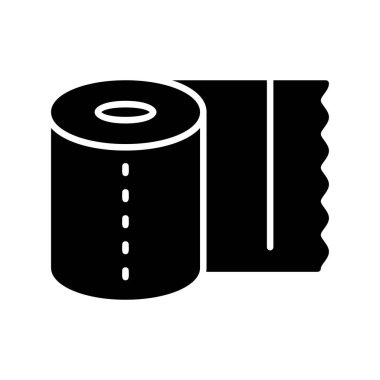 Tissue Roll Creative Icons Design