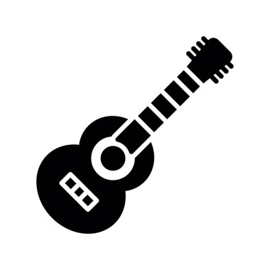 Acoustic Guitar Creative Icons Design