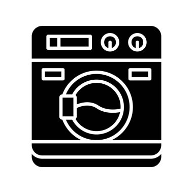 Washing Machine Creative Icons Design